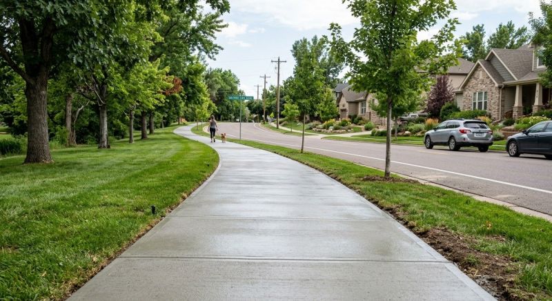 Sidewalk Paving in Mansfield, TX