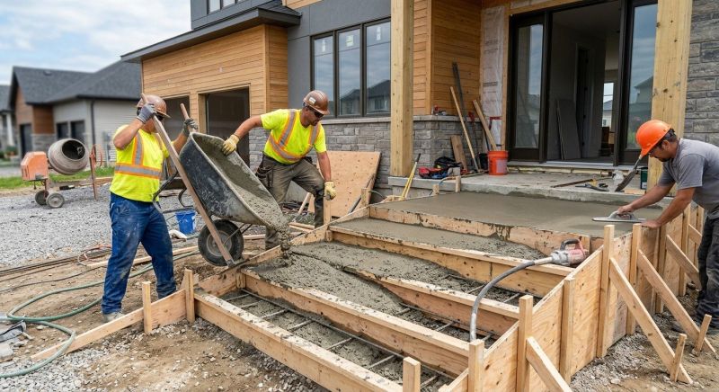 Steps Pouring in Keller, TX