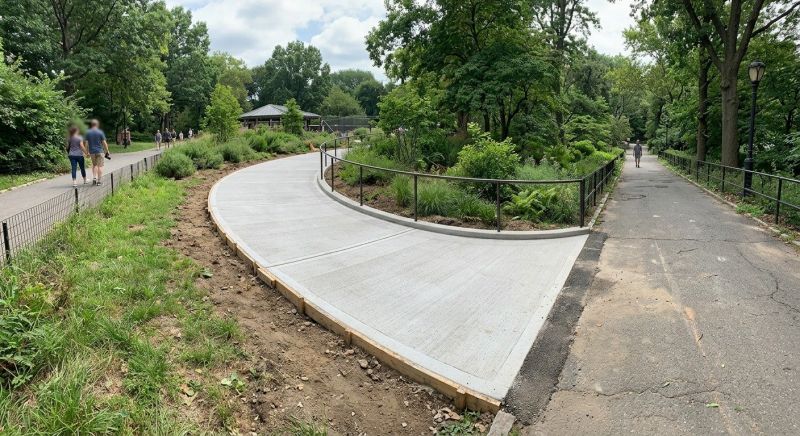 Walkway Pouring in Keller, TX
